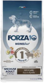 FORZA10 MonoDiet Medium Adult богатый ягнятиной 12kg/1pz