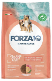 FORZA10 MAINTENANCE ALL SIZE ADULT LIGHT БОГАТЫЙ ТУНЦОМ С РИСОМ 12kg/1pz